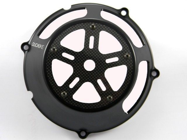 Ducabike Billet Carbon Clutch Cover 09Blac Ducati Monster 696 796 1100 1098 1198