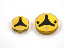 Load image into Gallery viewer, Ducabike Brake &amp; Clutch Caps Gold Ducati 1199 Panigale 848 1098 1198 Monster