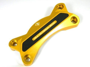 Ducabike Billet/Carbon Handlebar Clamp Gold Ducati Multistrada 1200
