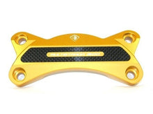 Load image into Gallery viewer, Ducabike Billet/Carbon Handlebar Clamp Gold Ducati Multistrada 1200