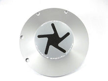 Load image into Gallery viewer, Ducabike Billet Carbon Clutch Cover Silver Ducati Diavel 1200
