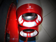 Load image into Gallery viewer, Ducabike Billet Exhaust End Caps Red Ducati Diavel 1200