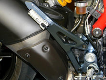 Load image into Gallery viewer, Ducabike Billet Passenger Footrest Silver Ducati Hypermotard SP 821 Strada