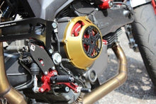 Load image into Gallery viewer, Ducabike Billet Carbon Clutch Cover 09Gold Ducati Monster 696 796 1100 1098 1198