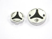 Load image into Gallery viewer, Ducabike Brake &amp; Clutch Caps Silver Ducati 1199 Panigale 848 1098 1198 ST2 ST4