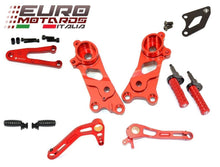 Load image into Gallery viewer, Ducati Scrambler 2014-2016 Ducabike Rearsets Kit For Rider Red New