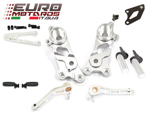 Ducati Scrambler 2014-2016 Ducabike Rearsets Kit For Rider Silver New