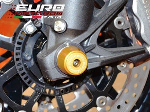 Ducati Scrambler ST2 ST3 ST4 Ducabike Italy Front Wheel Axle Sliders New PFAN01