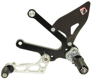 Load image into Gallery viewer, Ducabike Adjustable Rearsets Black/Silv Ducati Sport Classic 1000 Supersport 00>