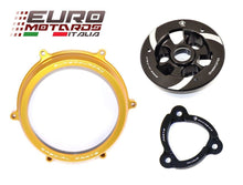 Load image into Gallery viewer, Ducati Panigale 1199 Ducabike Clutch Cover Gold Spring Retainer Press. Plate New