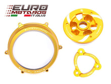 Load image into Gallery viewer, Ducati Panigale 1199 Ducabike Clutch Cover Gold Spring Retainer Press. Plate New