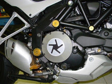 Load image into Gallery viewer, Ducabike Billet CF Clutch Cover Silve Ducati Streetfigher 848 Hyper 796 MTS 1200