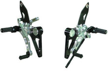 Load image into Gallery viewer, Ducabike Adjustable Rearsets Black/Silver Ducati Monster S2R S4R S4RS
