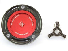 Load image into Gallery viewer, Ducabike Billet Carbon Gas Cap Red Ducati 848 1098 1198 Supersport Monster &lt;09