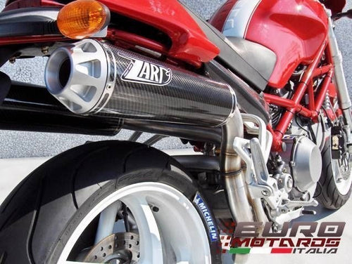 Ducati Monster S4RS Testastretta Zard Exhaust Carbon Silencers +2.5HP