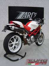 Load image into Gallery viewer, Ducati Monster S4RS Testastretta Zard Exhaust Carbon Silencers +2.5HP