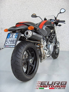Ducati Monster S4RS Testastretta Zard Exhaust Carbon Silencers +2.5HP