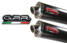 Load image into Gallery viewer, Ducati ST3 ST-3 GPR Exhaust Systems Carbon Oval Slipon Mufflers