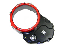 Load image into Gallery viewer, Ducabike Clear Clutch Cover Blk/Red Ducati Multistrada 1200 Monster 696 796 1100