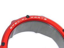 Load image into Gallery viewer, Ducabike Clear Clutch Cover Blk/Red Ducati Multistrada 1200 Monster 696 796 1100