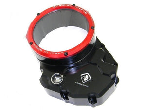Ducabike Clear Clutch Cover Blk/Red Ducati Multistrada 1200 Monster 696 796 1100
