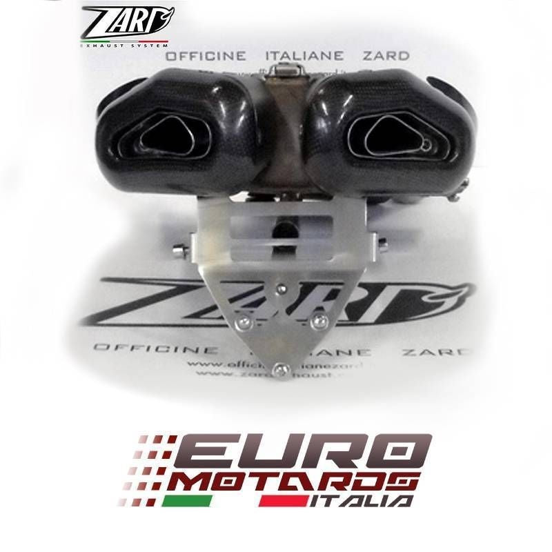 Ducati Hypermotard 796 1100 +Evo Zard Exhaust Penta Carbon Silencers Carb Caps