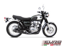 Load image into Gallery viewer, Kawasaki W800 Zard Exhaust Full System Ceramic Black Coat With Conical Silencer