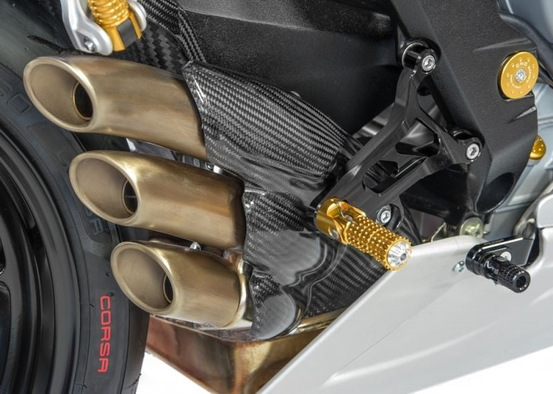 CNC Racing Carbon Exhaust Heat Shield For MV Agusta Dragster /RR 800 Rivale