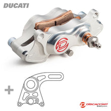 Load image into Gallery viewer, Ducati 749 999 Discacciati 4 Piston Rear Caliper &amp; Bracket &amp; Disc Silver /Black