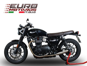 Triumph Street Twin 900 2015-2017 GPR Exhaust Deeptone Dual Slipon Silencers New