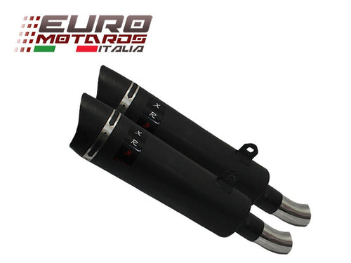 Kawasaki Z1000 2014-2016 Endy Exhaust Slipon Dual Silencers XR3 Black Road Legal