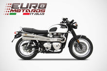 Load image into Gallery viewer, Triumph Bonneville T120 2016-2019 Zard Exhaust Full System High Mount Silencers