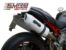 Load image into Gallery viewer, Triumph Speed Triple 1050 /R 2016 1in2 GPR Exhaust Dual Silencers Albus White