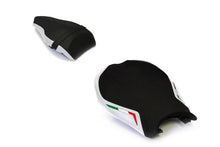 Load image into Gallery viewer, Luimoto Team Italia Suede Seat Covers Front &amp; Rear 8 Colors Ducati 848 1098 1198