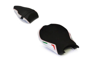 Luimoto Team Italia Suede Seat Covers Front & Rear 8 Colors Ducati 848 1098 1198