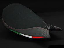 Load image into Gallery viewer, Luimoto Rider Seat Cover Team Italia Suede For Ducati 1199 Panigale 2011-2015