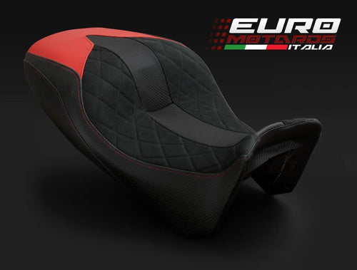 Luimoto Diamond Suede Seat Cover Set /Gel Option For Ducati Diavel 2015-2018