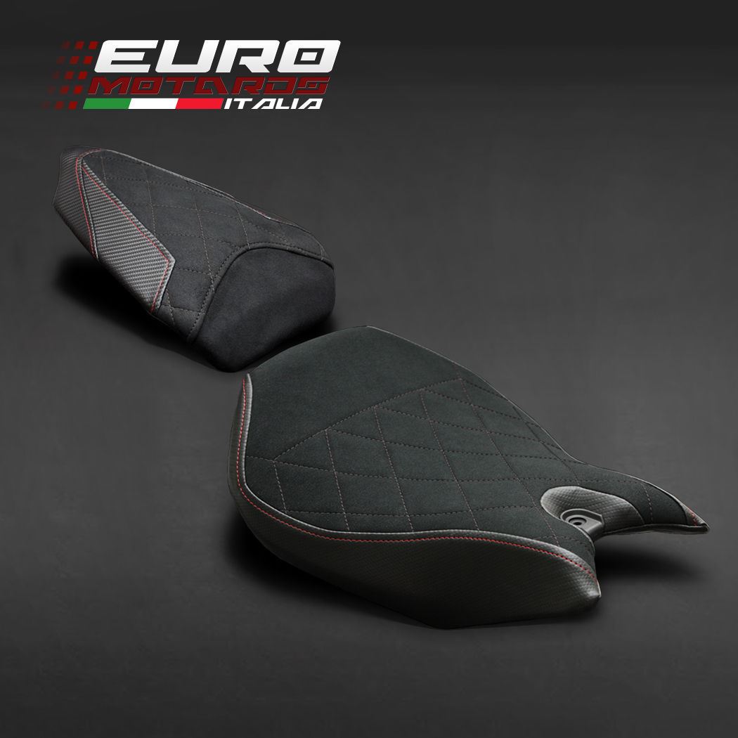 Luimoto Suede Seat Covers Set For Ducati Panigale 959 2016-2018 Diamond Edition