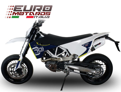 Husqvarna Supermoto701/Enduro701 2015-16 GPR Exhaust Slipon Silencer Albus White