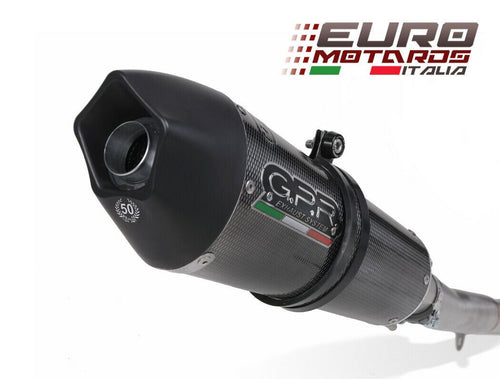 Suzuki Gladius 650 08-12 GPR Exhaust Systems GPE CF Slipon Muffler Silencer