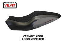 Load image into Gallery viewer, Ducati Monster 821 1200 2014-2016 Tappezzeria Italia Andorra Velvet Seat Cover