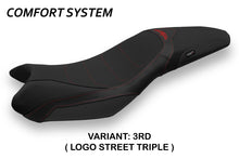 Load image into Gallery viewer, Triumph Street Triple 2013-2016 TPZ Mariposa-TB Comfort Foam Seat Cover