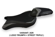 Load image into Gallery viewer, Triumph Street Triple 2017-2020 TPZ Italia Sarzana2 Seat Cover Anti-Slip