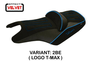 Yamaha Tmax 500 530 2008-2016 Tappezzeria Italia Aloi-1 Seat Cover Velvet Effect