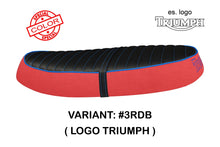 Load image into Gallery viewer, Triumph Scrambler Flat 2006-2014 TPZ Italia Line-SC Seat Cover 7 Colors