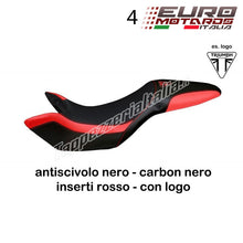 Load image into Gallery viewer, Triumph Speed Triple 1050 2011-2015 Tappezzeria Italia Seat Cover Alba Carbo New