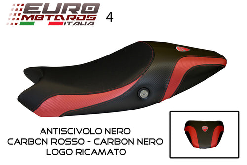 Ducati Monster 696 796 1100 Tappezzeria Logos Carbon Seat Cover Multi Colors
