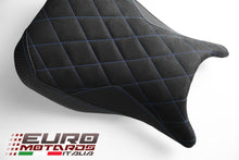 Load image into Gallery viewer, Luimoto Diamond Suede Seat Covers Set 4 Colors For Suzuki GSX-S 750 2017-2022