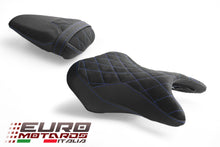 Load image into Gallery viewer, Luimoto Diamond Suede Seat Covers Set 4 Colors For Suzuki GSX-S 750 2017-2022
