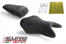 Load image into Gallery viewer, Luimoto Diamond Suede Seat Covers Set 4 Colors For Suzuki GSX-S 750 2017-2022